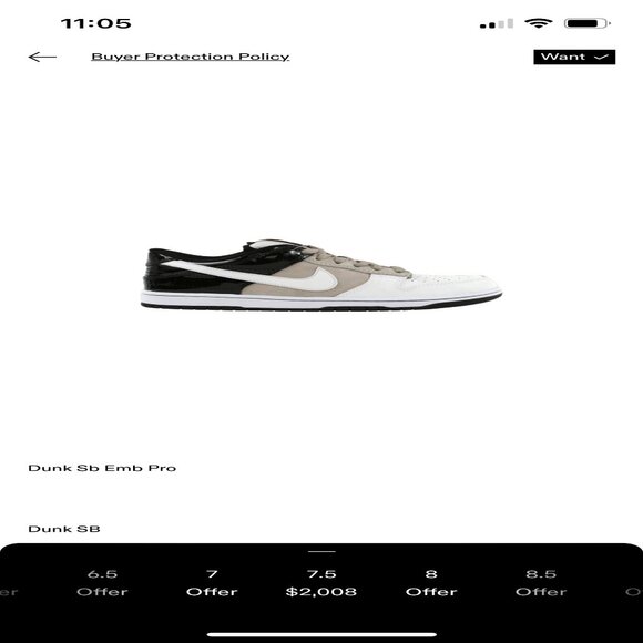 1/400 MADE! NEW Nike SB Dunk Flavio Samelo EMB BCS - Picture 2 of 9